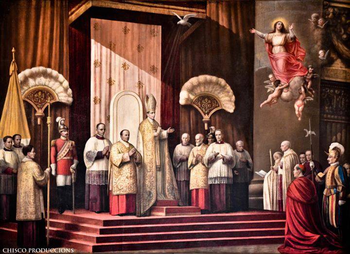 The Promulgation of the Dogma of the Assumption of the Blessed Virgin Mary into heaven in 1950 by Pope Pius XII | petercanisiusmichaeldavidkang